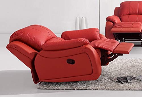 Mapo Möbel Leder Fernsehsofa Relax-Sessel Fernsehsessel mit Schlaffunktion 5129-1-8401 von Mapo Möbel