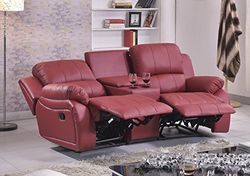 Mapo Möbel Ledersofa Kinosofa Fernsehsofa 5129-Cup-2-206 von Mapo Möbel