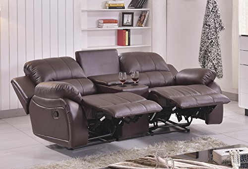 Mapo Möbel Ledersofa Kinosofa Fernsehsofa 5129-Cup-2-377 von Mapo Möbel