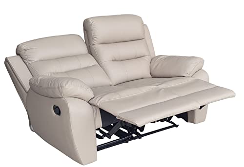 Mapo Möbel Voll-Leder Fernsehsofa Relaxsofa 2-Sitzer 5131-2-A-2847 von Mapo Möbel