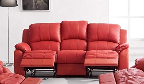 Mapo Möbel Voll-Leder Schlafcouch Schlafsofa Relaxsofa Fernsehsessel 5129-3-8401 von Mapo Möbel