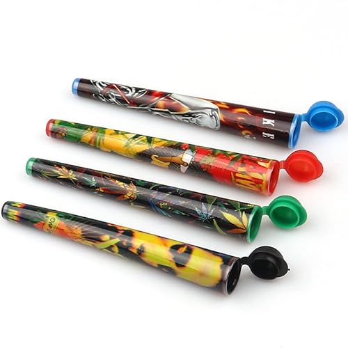 5 Stück Zigarettenaufbewahrung Luftdichtes Rohr Zigaretten Joint Halter 120mm Tragbare Doob Tube Rolling Cigarette Joint Tube Hülsen für Tabacoo Zigarette von Mapoo