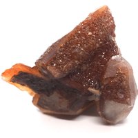 Bergkristallpunkte Mit Einer Hämatitschicht 50mm X 40mm - 30 Gramm von MapuMinerals