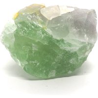 Grüner Türkisfarbener Fluorit Mit Quarz 60mm X 55mm | 191Gram von MapuMinerals