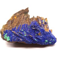 Schöne Tiefblaue Azuritkristalle Auf Baryt 50mm X 40mm | 44 Gramm von MapuMinerals
