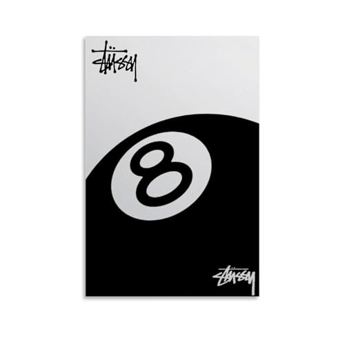 Maqiae Stussy Poster Retro Vintage Music Cover Für Zimmer, Ästhetische Leinwand-Wandkunst, Schlafzimmer-Dekor Poster 08x12inch(20x30cm) von Maqiae