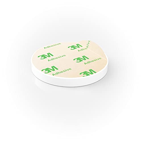 Metallscheibe|selbstklebend, zum Basteln, als Unterlage von Magneten|20 Stück|Ø10 x 2 mm|weiß von Maqna