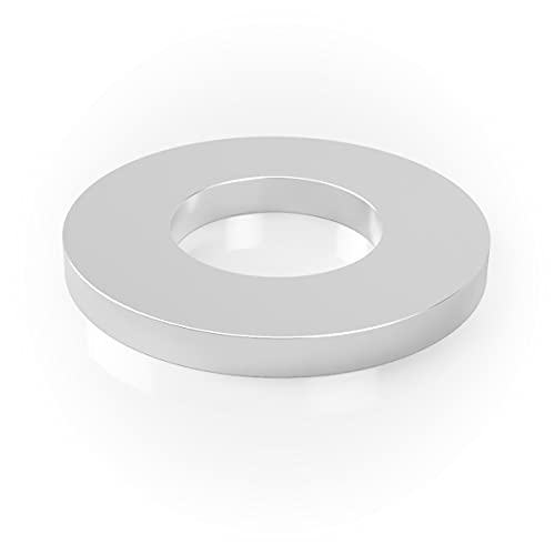 Neodym Ringmagnet, 40x6mm mit 23mm Bohrung, vernickelt, Grade N45 von Maqna