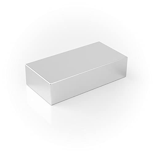 Quadermagnete|Whiteboard, Kühlschrank, Magnettafel|1 Stück|46x30x10 mm|23.9 KG Haftkraft, N40 von Maqna
