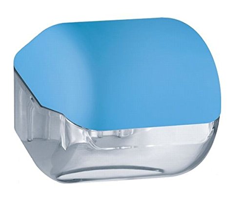 Design Toilettenpapierspender MP619 - Colored Edition - Soft Touch Kunststoff, Farbe:Blau von Mar Plast
