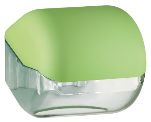 Mar Plast A61900VE Toilettenpapier, Grün "Soft Touch"/ durchsichtig, 140 x 148 x 150mm von Mar Plast