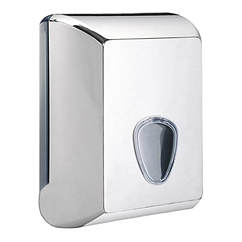 Mar Plast A62200F Gefalteter Toilettenpapierspender, verchromt, 215 x 125 x 160 mm von Mar Plast