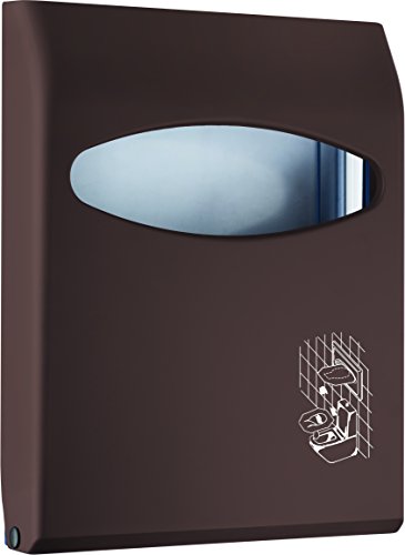 Mar Plast A66210MA Toilettenpapierspender, Brown"Soft Touch"/ Transparent, 295 x 60 x 230 mm von Mar Plast