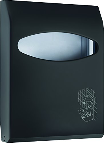 Mar Plast A66210NE Toilettenpapierhalter, schwarz 'Soft Touch'/ Chrom, 295 x 60 x 230 mm von Mar Plast