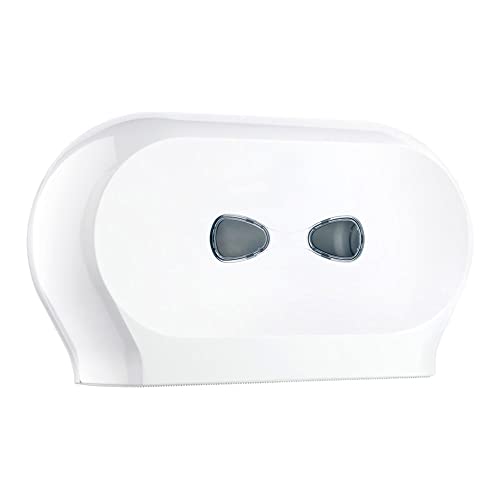 Mar Plast A77311 Doppelter Toilettenpapier, Weiß, 237 x 129 x 419mm von Mar Plast