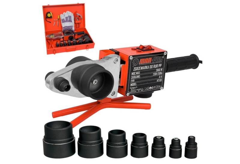 Mar-Pol Elektroschweißgerät MUFFENSCHWEIßGERÄT ROHR SCHWEIßGERÄT Ø16-63mm PE PP PB PVDF ROHR, 1-tlg. von Mar-Pol