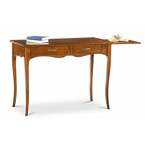 Klassischer Schreibtisch/Schreibtisch in Ebenholz-Farbe, dunkel von Mar.c.a. Design