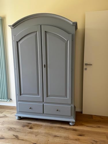 Mar.c.a. Design - Klassischer Schrank aus Pappelholz, Arte Povera Stil mit runder Gendarme, elegantes Möbelstück für den Innenbereich, hergestellt in Italien (verschiedene Größen und Farben) von Mar.c.a. Design