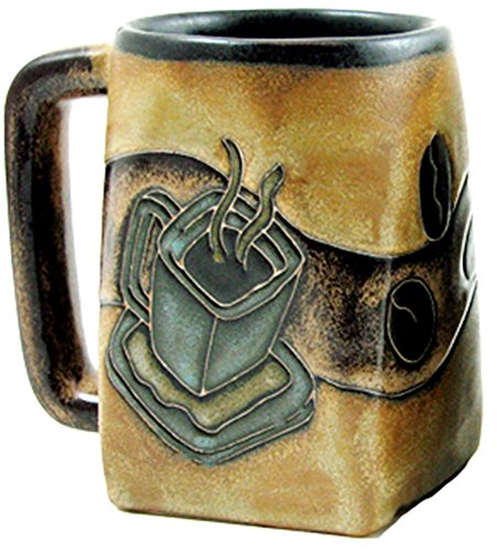 Mara Stoneware Tasse mit Kaffeebohnen, 340 ml. von Mara Stoneware