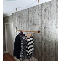 Hängegarderobe "Hannah" Holz | Kleiderstange Garderobenstange Garderobenhaken Garderobe Hängend Eiche Hängegarderobe "Hannah" Holz | Kleiderstange Garderobenstange Garderobenhaken Garderobe Hängend Eiche von MaraAndMeDesigns