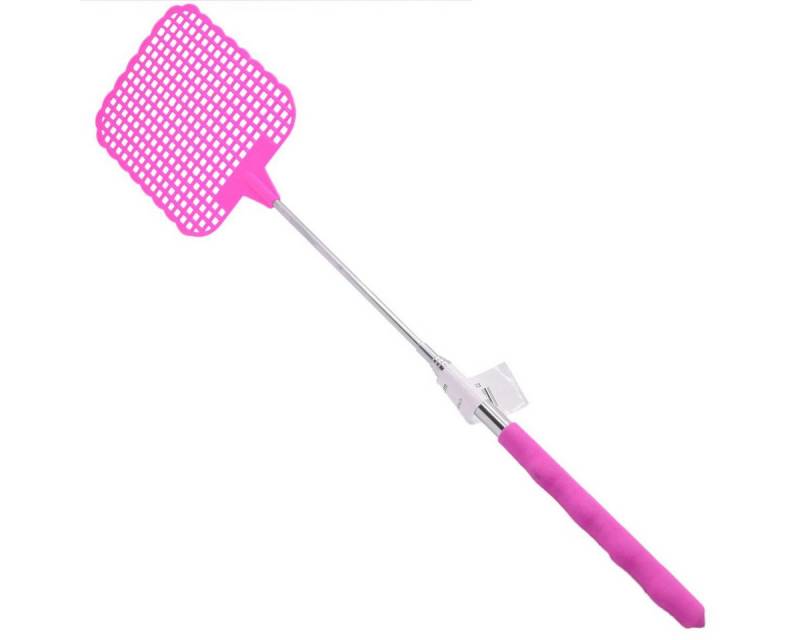 Marabellas Shop Fliegenklatsche Fliegenfänger in verschiedenen Farben 70 cm Teleskopfliegenklatsche, Ausziehbar auf 70 cm von Marabellas Shop