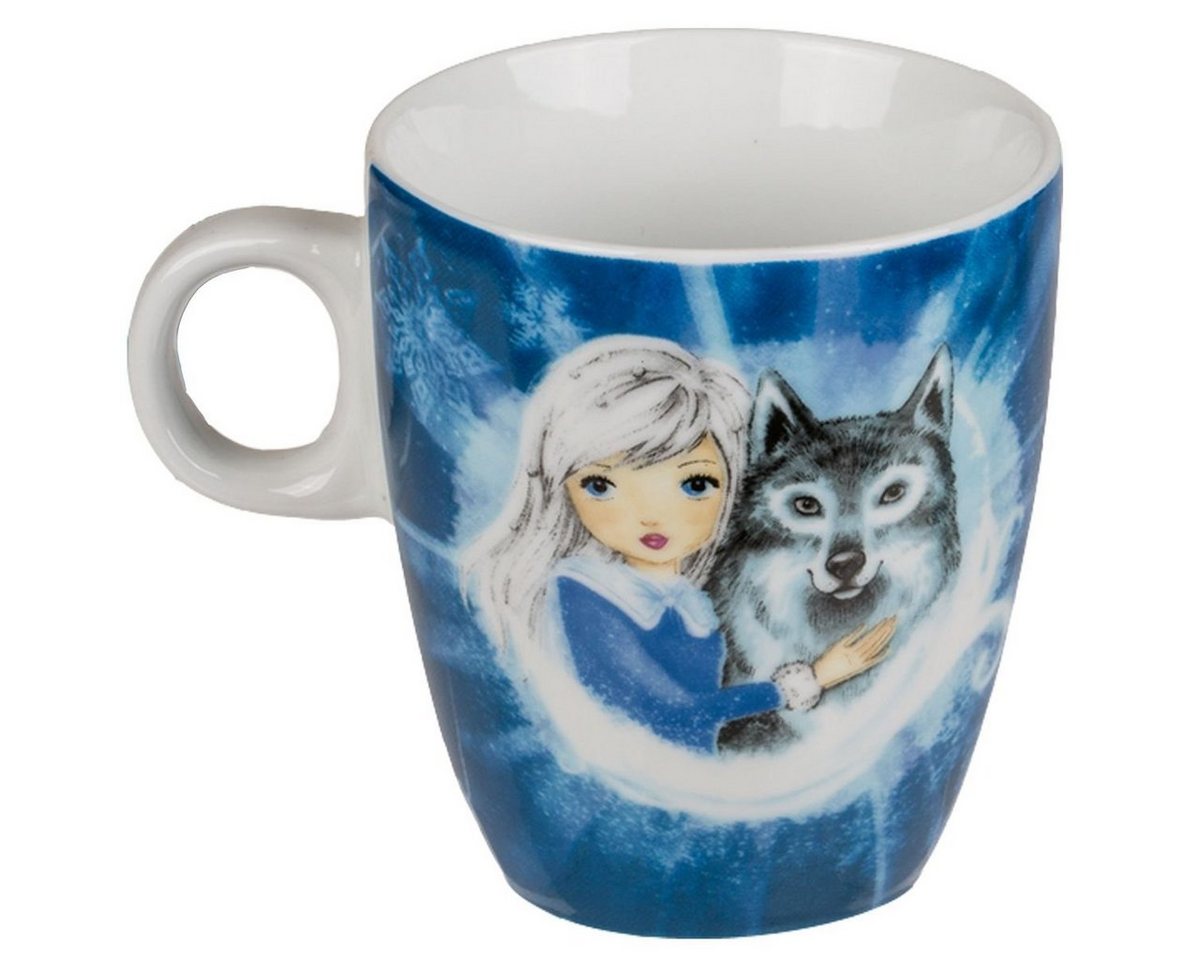 Marabellas Shop Tasse Kindertasse 180ml mit 4 Motiven zur Wahl Eisprinzessin Kindertasse, Porzellan von Marabellas Shop