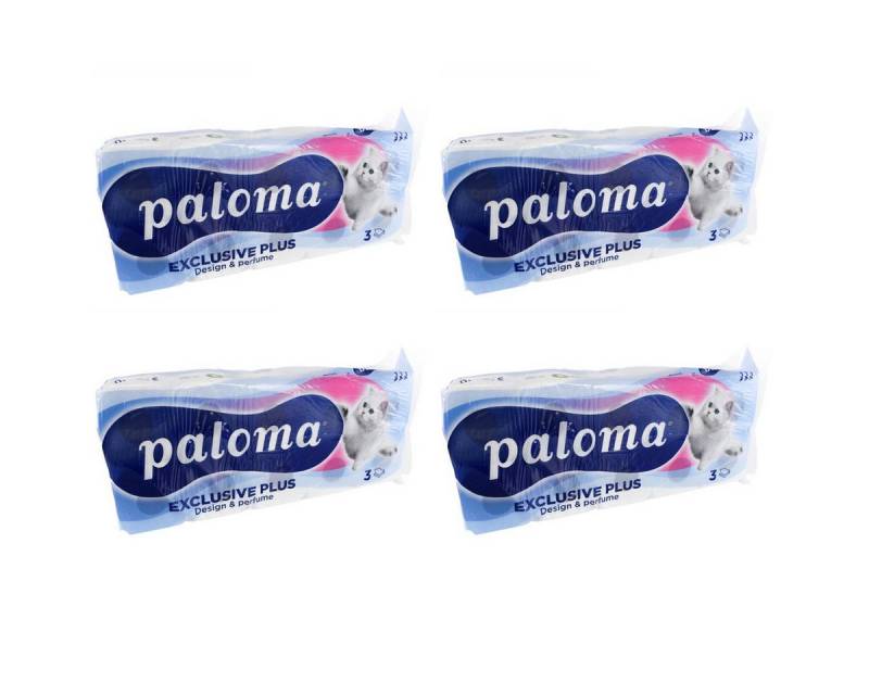 Marabellas Shop Toilettenpapier Toilettenpapier Paloma 3-lagig mit Duft 20, 40 oder 80 Papierrollen (40-St), 3-lagig von Marabellas Shop