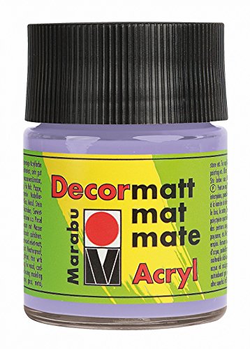 Marabu Acrylfarbe "Decormatt", lavendel, 50 ml, im Glas VE = 1 von Marabu