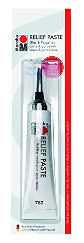 Marabu 782 20 ml Relief Paste Paint, Silber von Marabu