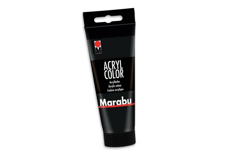 Marabu Acrylfarbe Marabu Acrylfarbe Acryl Color, 100 ml, schwarz 073 von Marabu