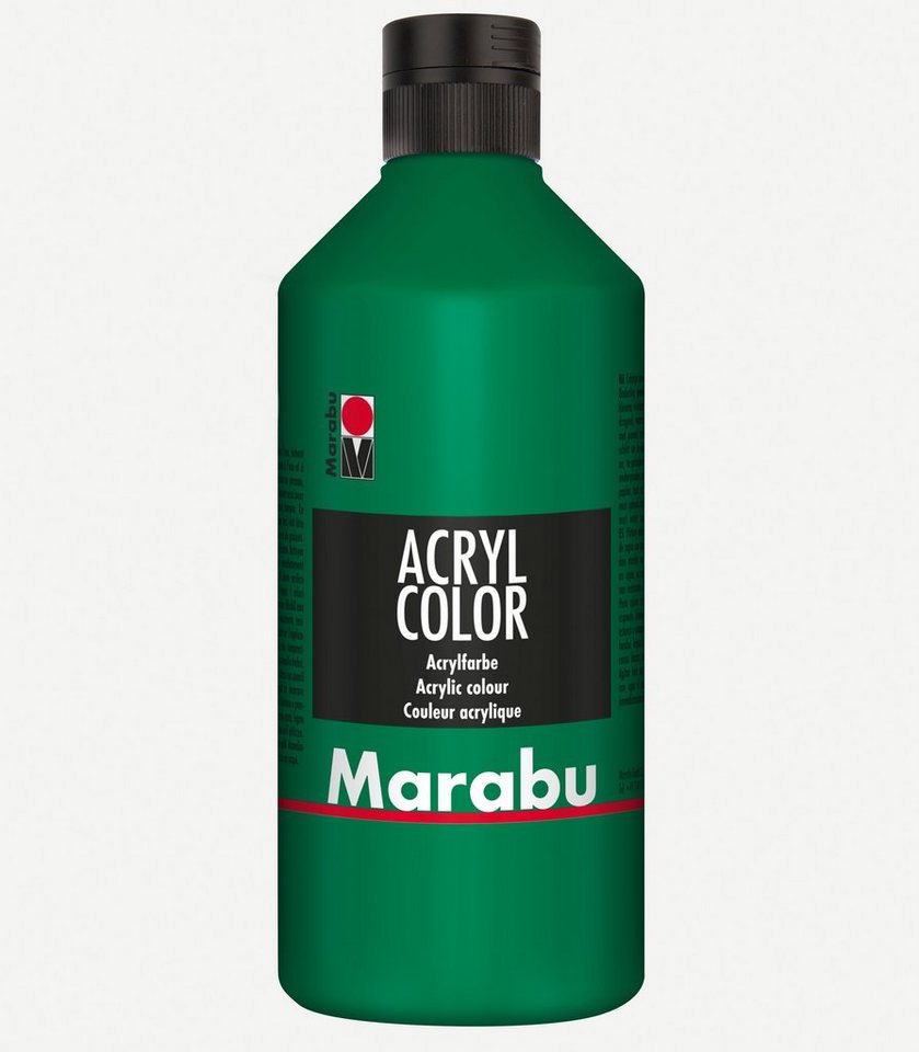 Marabu Acrylfarbe Marabu Acrylfarbe Acryl Color, 500 ml, saftgrün 067 von Marabu