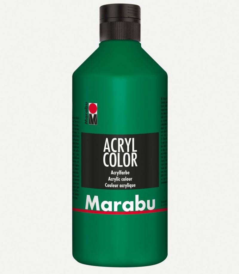 Marabu Acrylfarbe Marabu Acrylfarbe Acryl Color, 500 ml, saftgrün 067 von Marabu