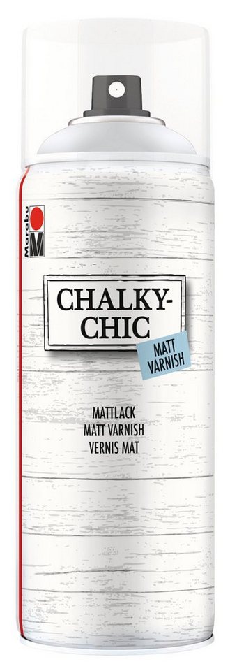 Marabu Bastelkleber Kreidesprühfarbe CHALKY-CHIC Mattlack, 400 ml von Marabu