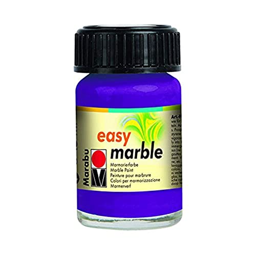 Marabu Easy Marble Jar 15 ml mit Tropfverschluss, Amethyst, Farbe von Marabu