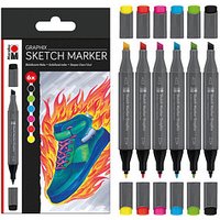 Marabu Graphix Sketch Filzstifte farbsortiert, 6 St. Marabu Graphix Sketch Filzstifte farbsortiert, 6 St. von Marabu