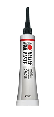 Marabu Relief-Paste, 20 ml Silber von Marabu