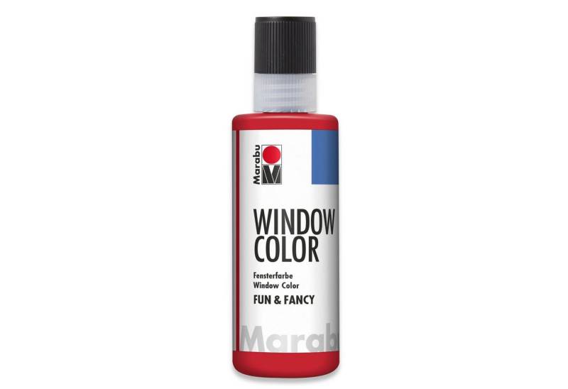 Marabu Sticker Marabu Window Color "fun & fancy", 80 ml, rubinrot von Marabu