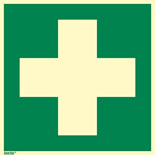 Erste Hilfe Schild – Rettungszeichen E003 nach ASR A1.3/ISO 7010, Hart-PVC langnachleuchtend, 200 x 200 mm, robust & wetterfest, Made in Germany Erste Hilfe Schild – Rettungszeichen E003 nach ASR A1.3/ISO 7010, Hart-PVC langnachleuchtend, 200 x 200 mm, robust & wetterfest, Made in Germany von Marahrens