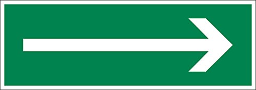 Richtungspfeil lang, PVC-Folie selbsklebend, 400 x 100 mm, Rettungszeichen Aufkleber, 40 x 10 cm Richtungspfeil lang, PVC-Folie selbsklebend, 400 x 100 mm, Rettungszeichen Aufkleber, 40 x 10 cm von Marahrens