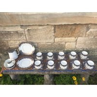 Empire Große Vintage China Tee-Set Empire Große Vintage China Tee-Set von MarangeVintage