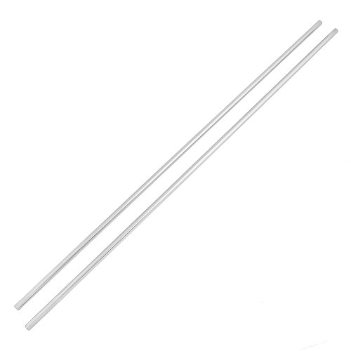 8mm Linearstange, 2 Stück Edelstahlschiene 8mm Durchmesser Linearwelle 600mm Gerade Rundstange für Linearmotrion, Automatikmaschinen, Spritzgießmaschine von Maranon