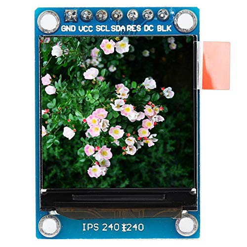 LCD-Anzeigemodul, 1,3-Zoll-IPS-Farb-LCD-Anzeigemodul Kompaktes Layout Bequem zum Einbetten in verschiedene Geräte 240x240 3,3 V SPI ST7735 für von Maranon