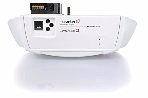 Marantec Comfort 360 Garagentorantrieb, Set inkl. 2 Handsender, elektrischer Torantrieb für Garagentore, Sektionaltore und Schwingtore, Weiß von Marantec