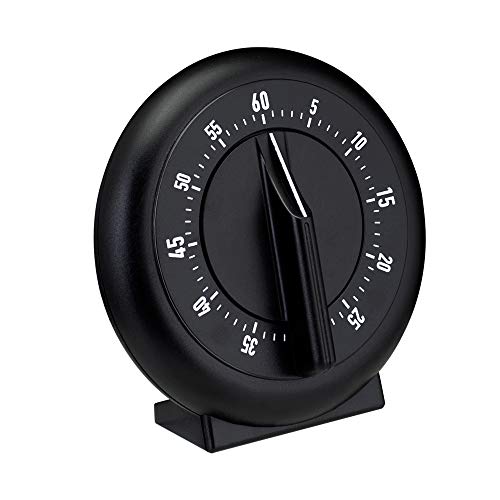 Marathon Classic 60 Minuten Mechanische Küchenuhr mit Aufzug | Idealer Kochtimer mit leicht ablesbarem, großem Ziffernblatt und lautem Alarm | Kann auch als Eieruhr verwendet Werden von Marathon