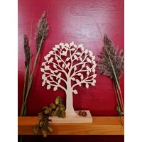 Holz Dekoration, Lebensbaum Baum, Laubsägearbeit, Wohndesign von MarbelloHolzdesign