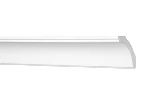 Marbet Deckenleisten aus Styropor XPS - Hochwertige Stuckleisten leicht & robust im modernen Design - (30 Meter Sparpaket E-43-50x50mm) Eckleisten von Marbet Design