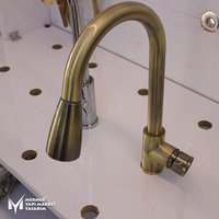 Sprinkler Antik Vergoldete Küchenwaschbecken Wasserhahn - Mit Schlauch Mixer Wasserhahn, Badezimmer Eitelkeit, Waschbecken Rustikaler %100 Messing von MarbleDesignMarket