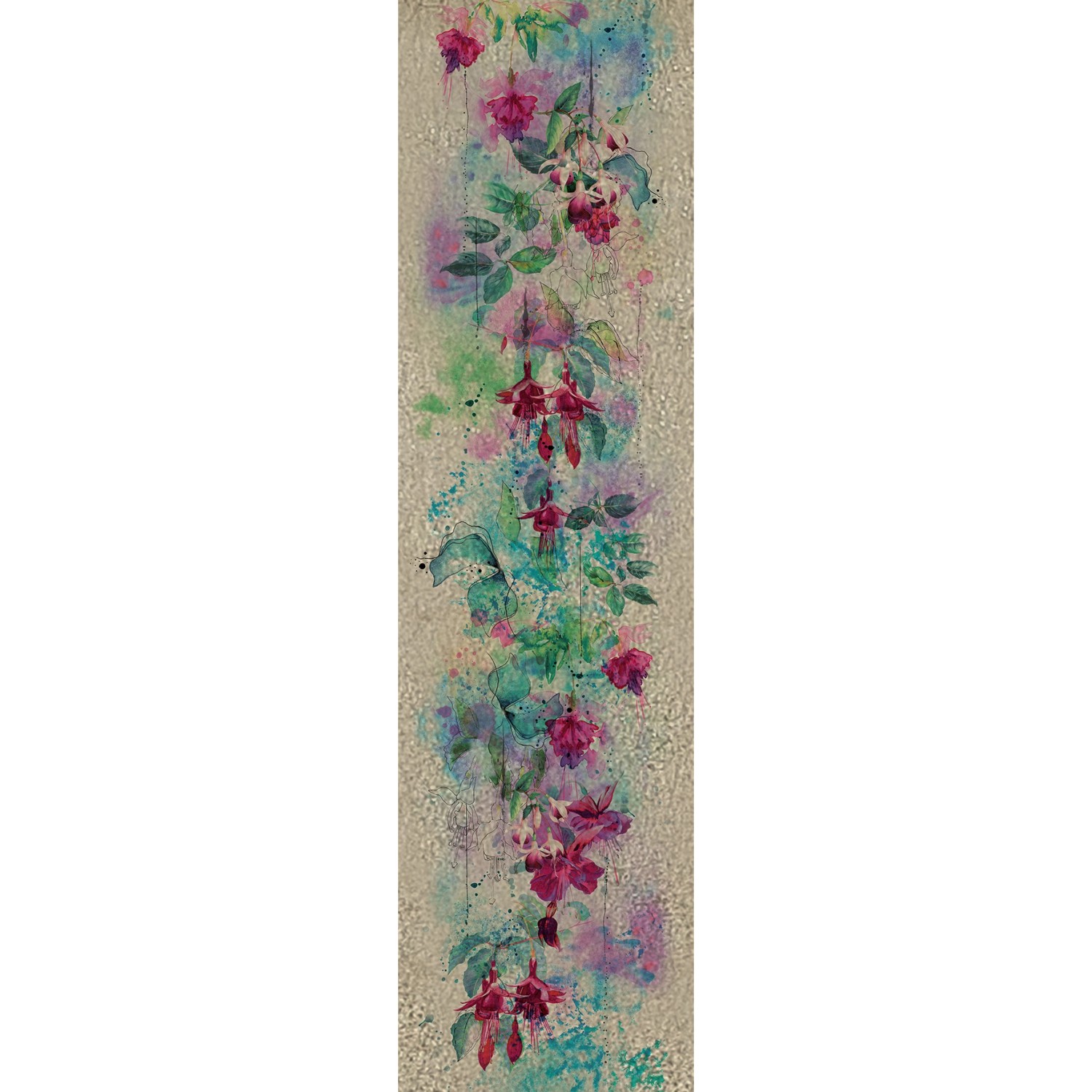 Marburg Vliestapete Blumenmotiv Crushed Modern 270 cm x 70 cm Gold Marburg Vliestapete Blumenmotiv Crushed Modern 270 cm x 70 cm Gold von Marburg