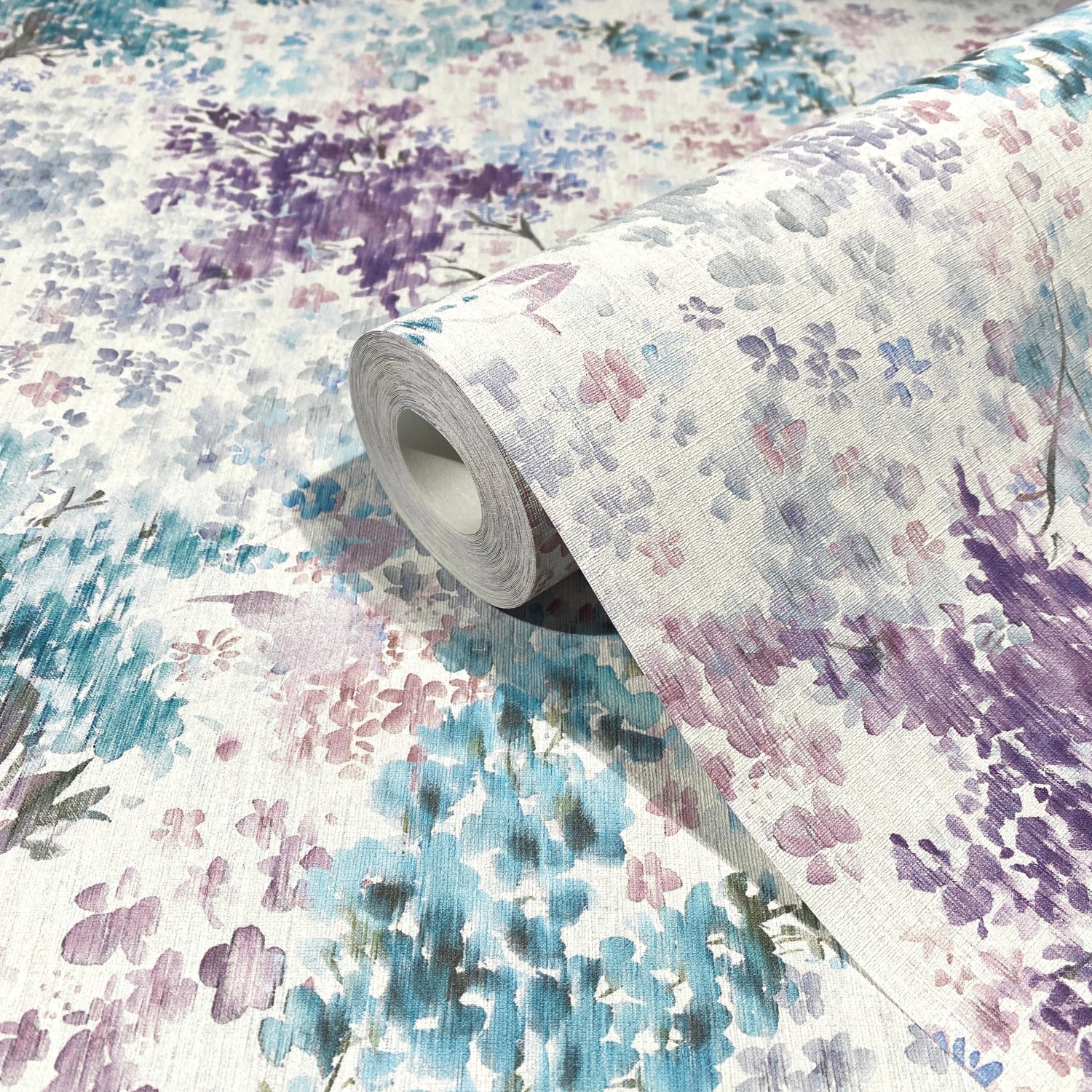 Marburg Vliestapete Floral Natur Weiß-Lila FSC® von Marburg