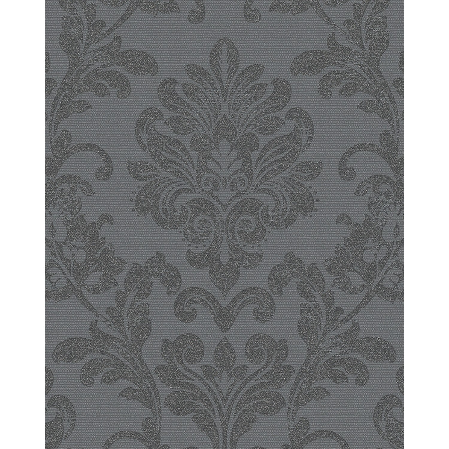 Marburg Vliestapete Floral Royal Schwarz-Silber 10,05 m x 0,53 m FSC® von Marburg